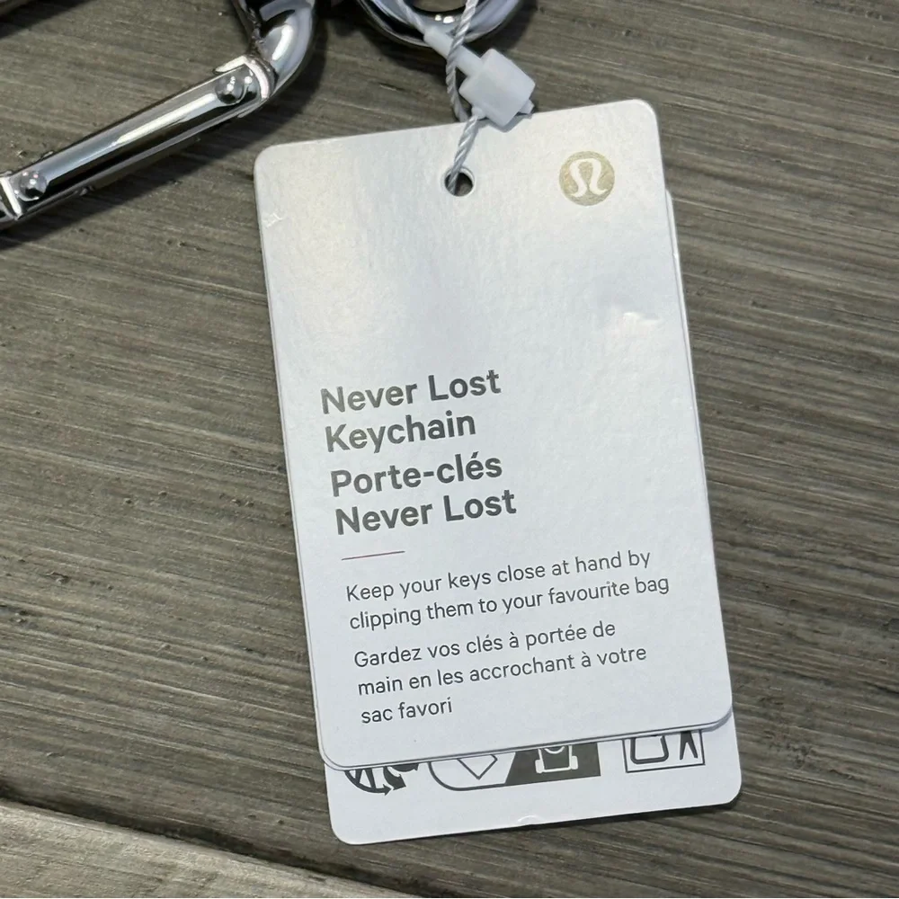 Lululemon Never Lost Keychain Riverside / Faint Lavender NWT - Picture 4 of 5